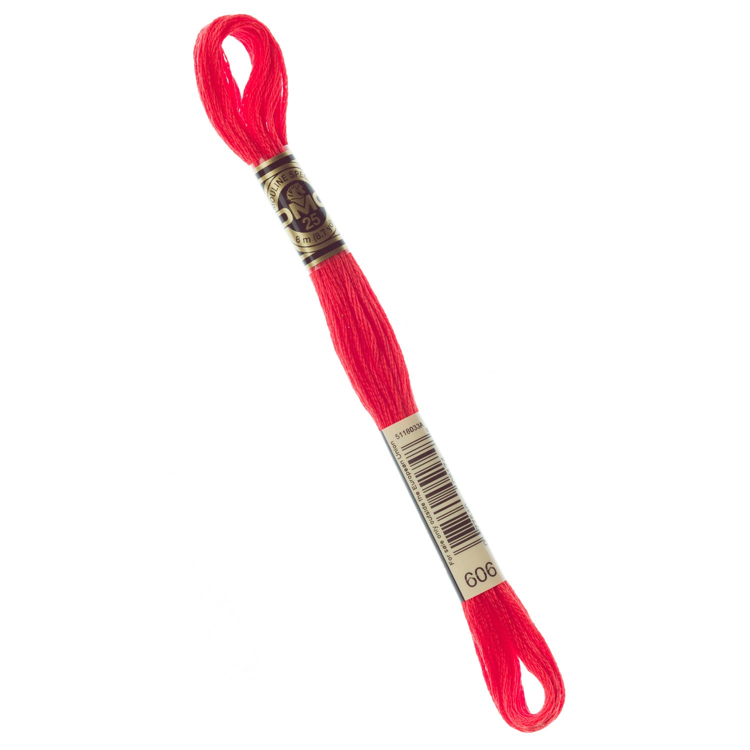 Orange Dmc Thread DMC Embroidery Floss - 606 Bright Orange-Red