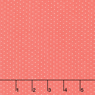 Red and White Gatherings - Double Dot Crimson Yardage