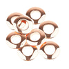 Sallie Tomato Double Faced Snap Together 1/2" Grommets - Rose Gold