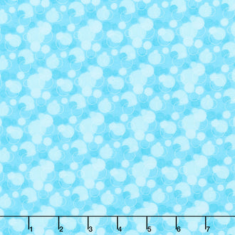 Comfy Flannel® - Bubble Dots Aqua Yardage