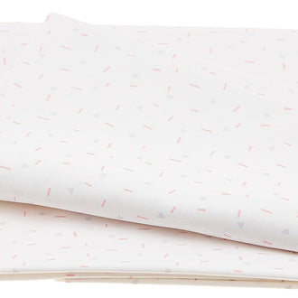 Spaced Out - Geo Confetti Light Pink 2 Yard Cut