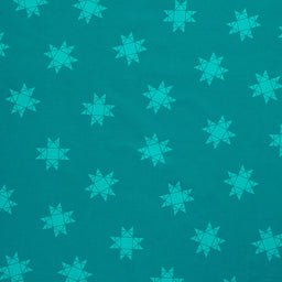 Missouri Star Quilt Backs - Quilt Town Tossed Missouri Star Dark Teal 110" Wide Backing Primary Image