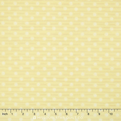 Snuggle Buddies - Dotted Stripe Yellow Yardage