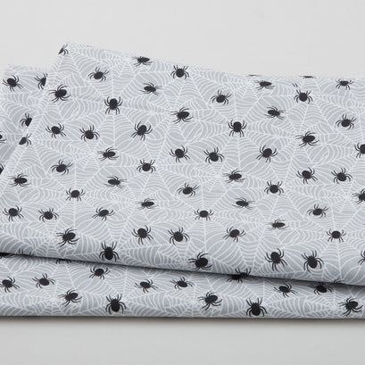 Spider Web Frenzy - Gray 2 Yard Cut