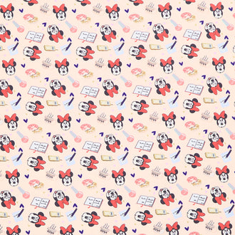 Disney - Minnie Mouse Minnie Living her Best Life Blush Yardage