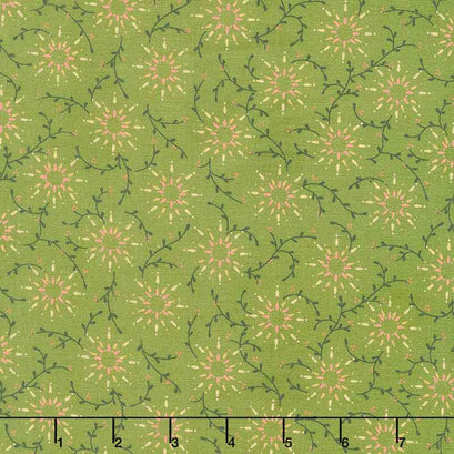 Prairie Vine - Green 108" Wide Backing
