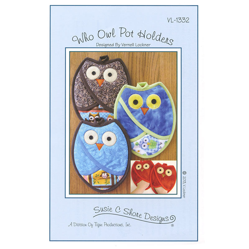 Who Owl Pot Holders Pattern Primary Image