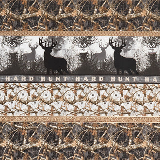 Realtree - Patriotic Deer Repeatable Stripe Multi Yardage
