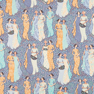 Hometown - Friendly Gathering Blue Yardage