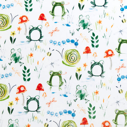 Cuddle® Prints - Toads Tool Tales Loden Digitally Printed Yardage