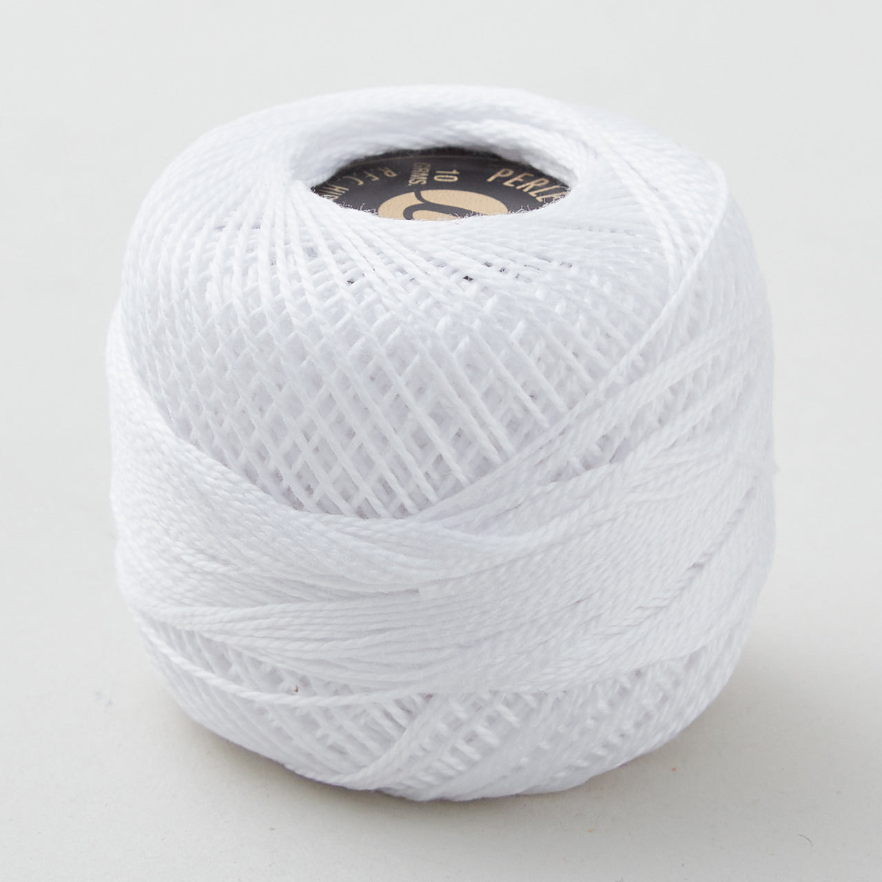 Iris #8 Perle Cotton 10 Gram Ball - White Primary Image