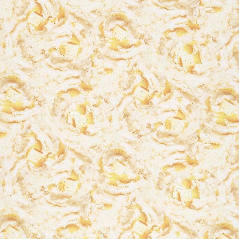 Feast Mode - Mashed Potatoes Natural Yardage Primary Image