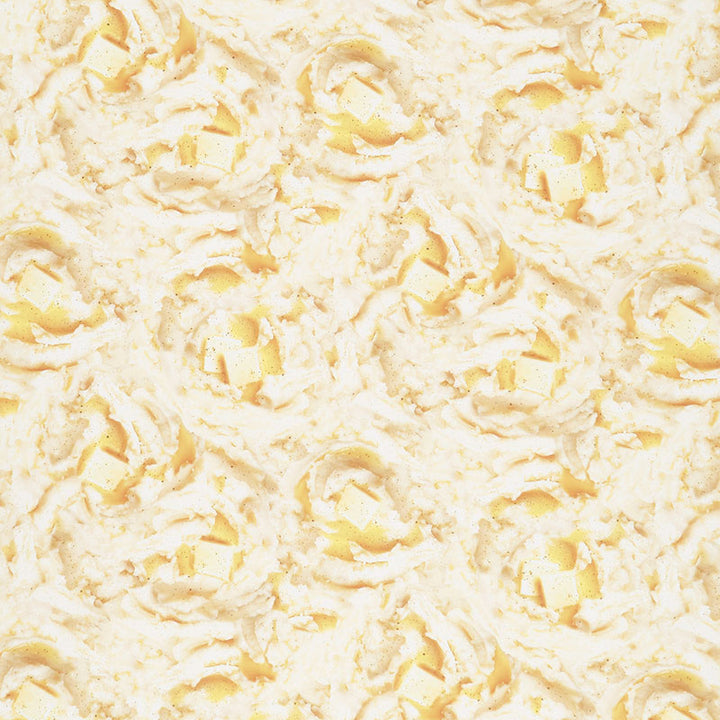 Feast Mode - Mashed Potatoes Natural Yardage Primary Image
