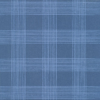 Land of the Brave - Plaid Navy Yardage