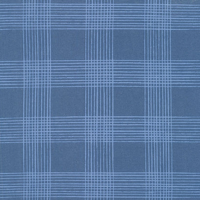 Land of the Brave - Plaid Navy Yardage