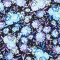 Shimmering Twilight - Twilight Bouquet Black Yardage Primary Image