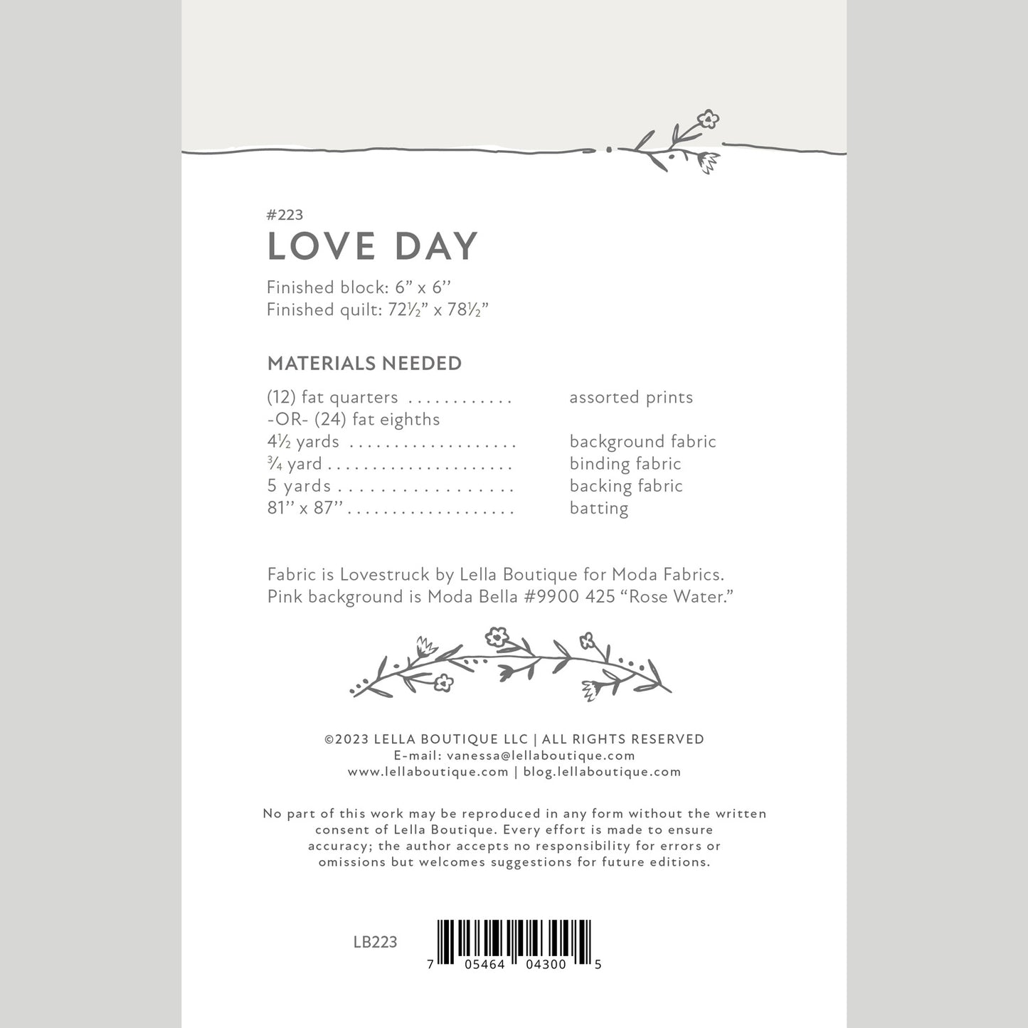 Digital Download - Love Day Quilt Pattern Alternative View #1