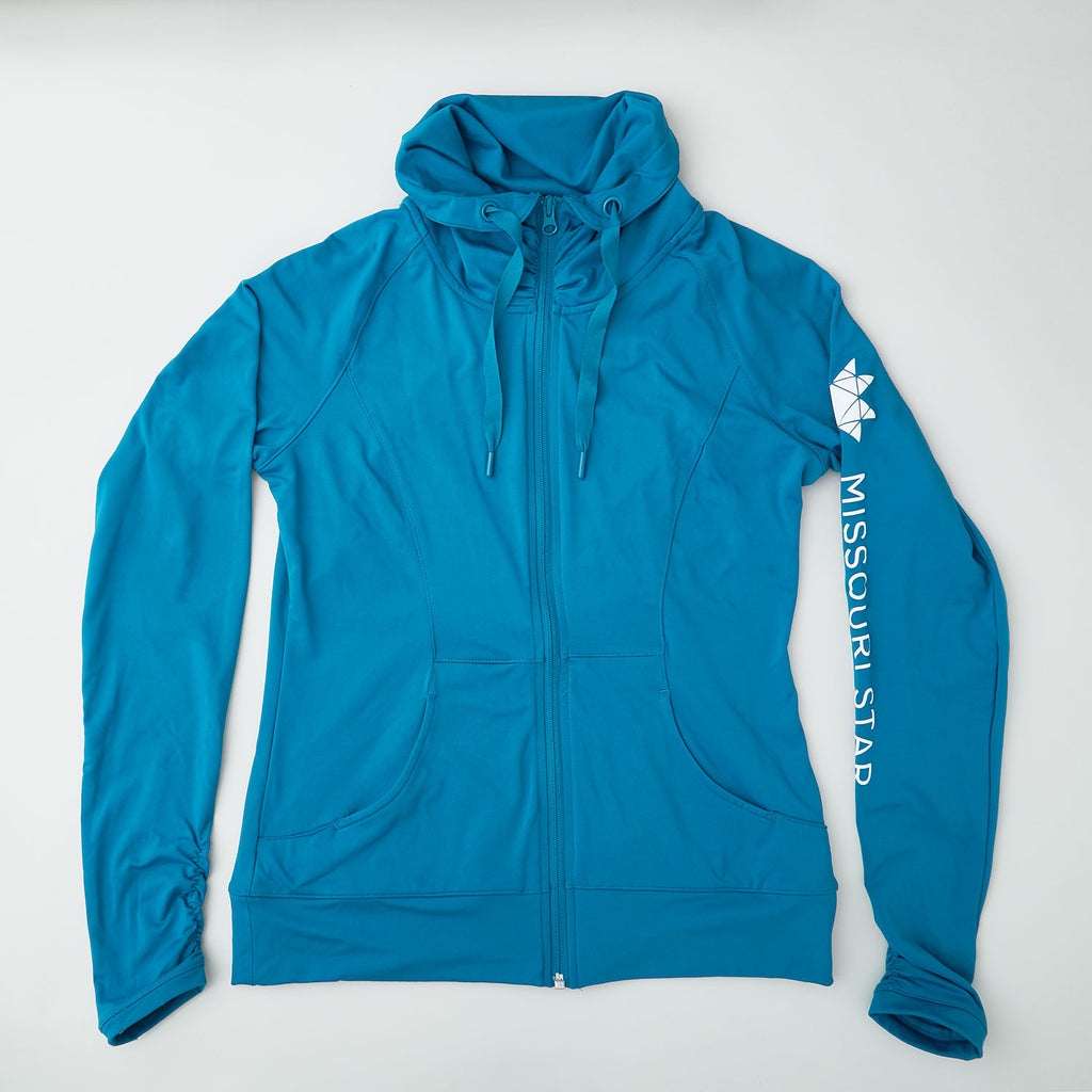 Ladies MSQC Sport-Wick Stretch Jacket - Peacock - S Primary Image