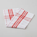 Tea Towel - Red & White Large Check Primary Image