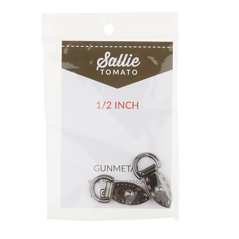 Sallie Tomato Mini Strap Connectors - Gunmetal Alternative View #1