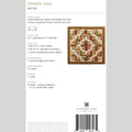Digital Download - Simple Joys Quilt Pattern by Missouri Star