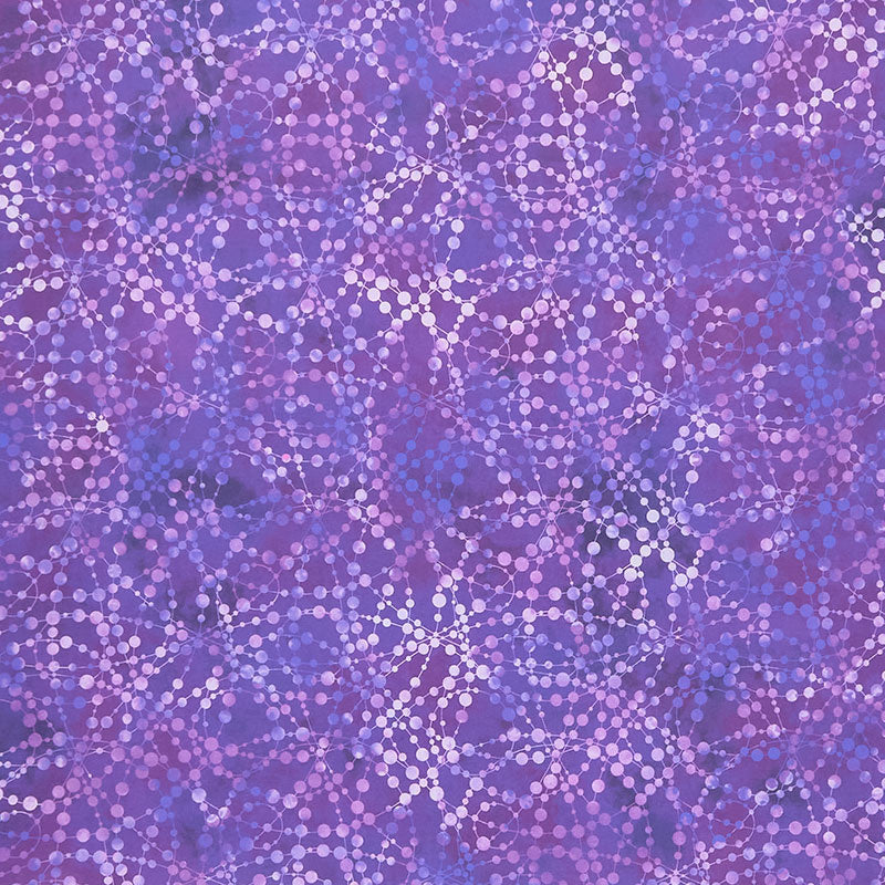 Dazzle (In The Beginning) - Bubbles Purple Yardage Primary Image