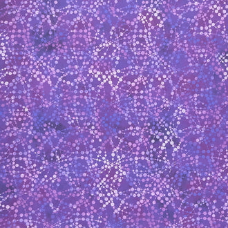 Dazzle - Bubbles Purple Digitally Printed Yardage