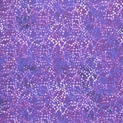 Dazzle - Bubbles Purple Digitally Printed Yardage