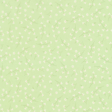 Kimberbell Basics - Pretty Petals Green Yardage Primary Image