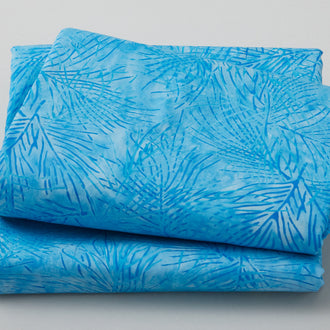Winter's Foliage Batiks - Pine Needles Turquoise 5 Yard Cut