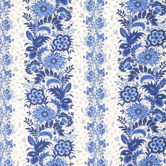 French Quarter - Border Stripe Cream Yardage
