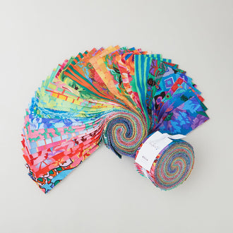 Kaffe Fassett Collective - February 2024 Bright Colorway 2 1/2" Strips