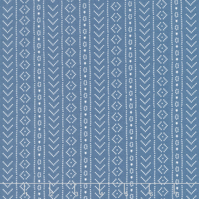 American Beauty - Stripe Navy Yardage