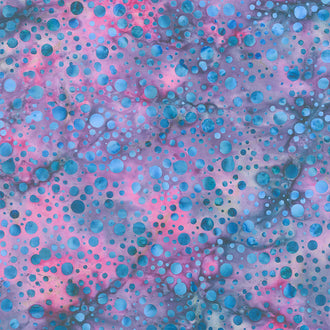 Roundabout Batiks - Dots Pansy Yardage