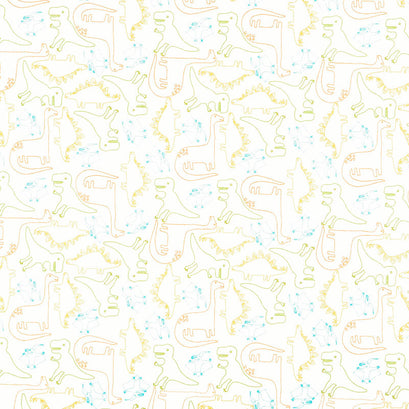 Stomp Stomp Roar - Dino Sketch Bone Yardage