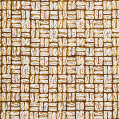 Novelty - Packed Wine Corks Cork Yardage