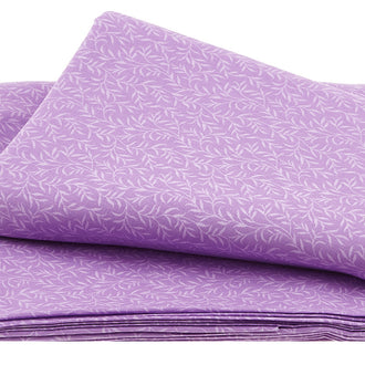 Grape Crush - Viney Leaves Lightest Purple 3 Yard Cut