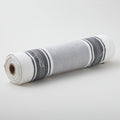 Easy Living Toweling - Wide Stripe Silver Black 18" Wide Yardage Alternative View #1