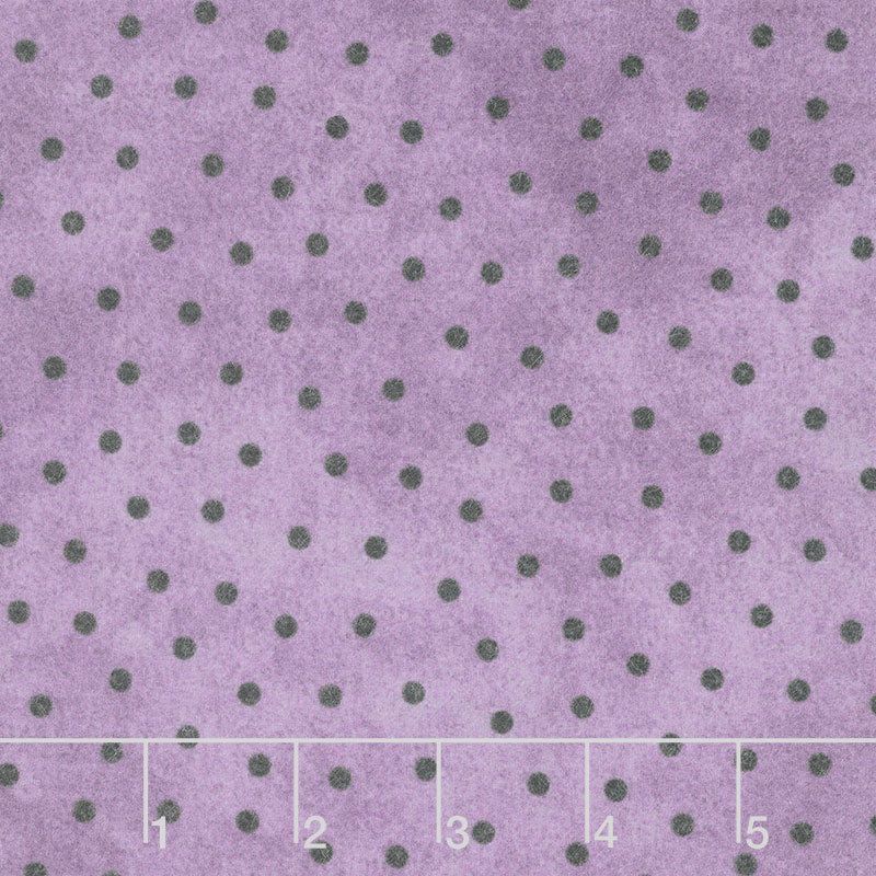 Woolies II Flannel - Polka Dots Purple Yardage Primary Image