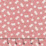 Aunt Grace Calicos - Blooms Red Yardage Primary Image