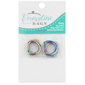Emmaline 1/2" D-Rings - Set of Four Rainbow Alternative View #1