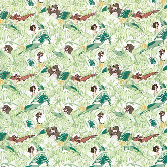 The Jungle Book - Hide and Seek White Yardage