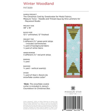 Winter Wonderland Table Runner Pattern by Missouri Star Alternative View #1
