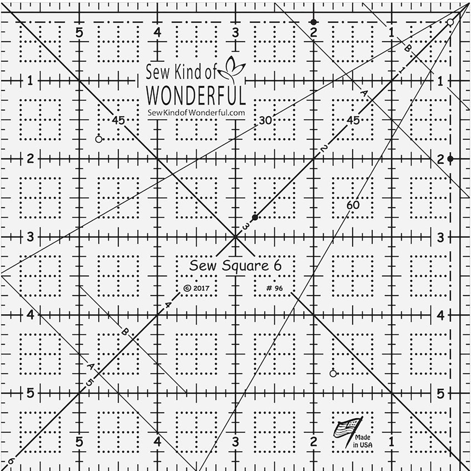Sew Square 6 Ruler
