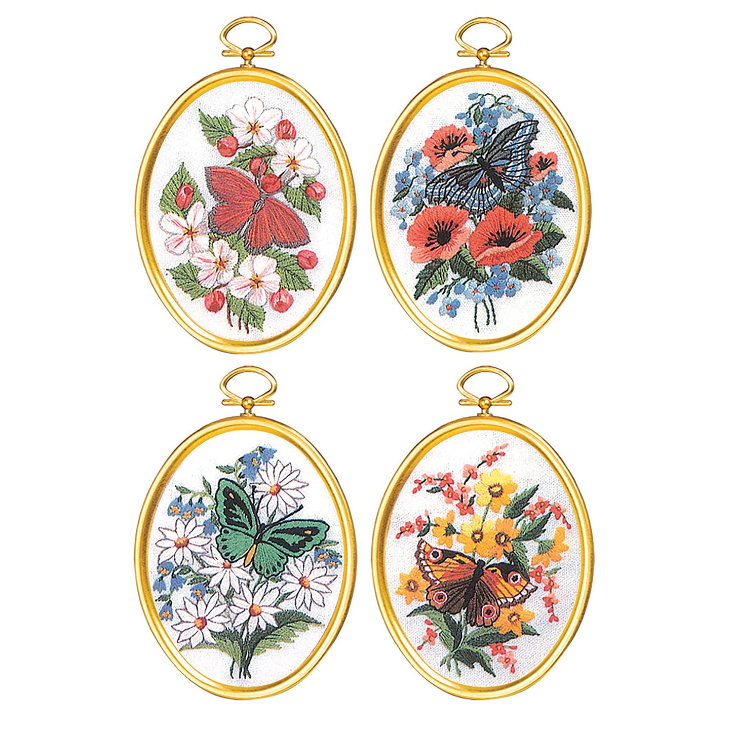 •BIRDS & BLOOMS• intermediate embroidery kit main image 0