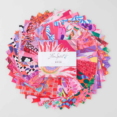 Kaffe Fassett Collective - August 2023 Hot Colorway Charm Pack
