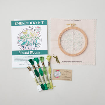 Blissful Blooms Embroidery Kit Alternative View #2