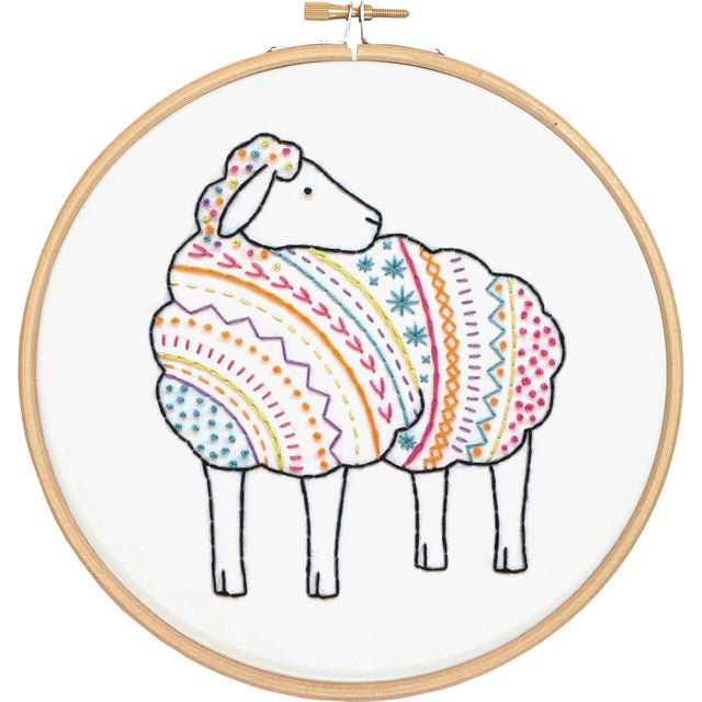 Sheep Embroidery Kit Primary Image