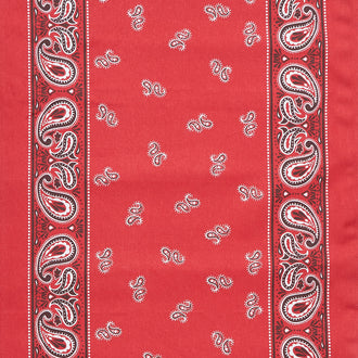 Classic Retro Toweling - Patriotic Bandana Red 16" Toweling Yardage