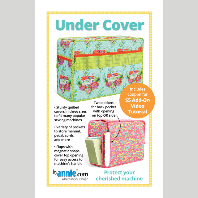 Under Cover Sewing Machine Cover Pattern Primary Image